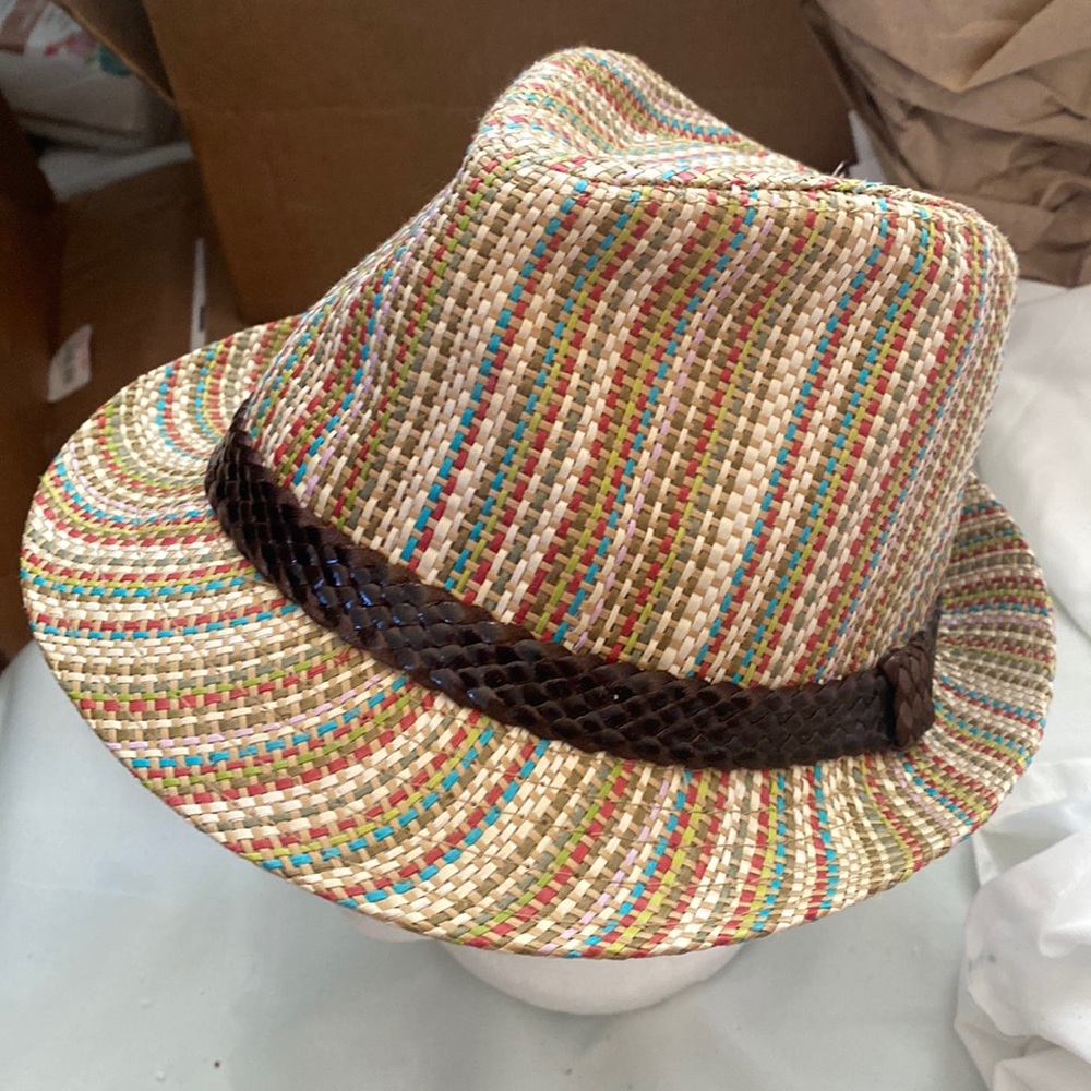 Magid Hats woven straw desire multi colored 57